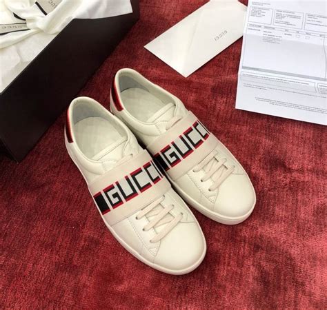 replica ace gucci signature sneaker black gucci signature|How to Spot Real Gucci Ace Sneakers .